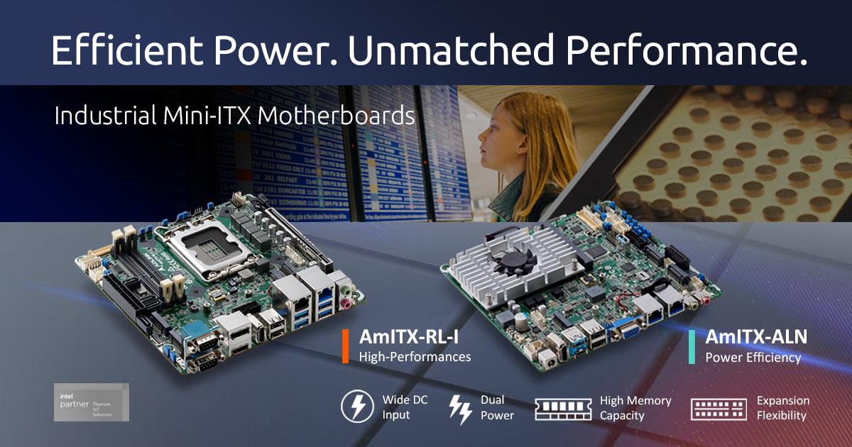Płyty główne Mini-ITX AmITX do zastosowań Edge AI i IoT